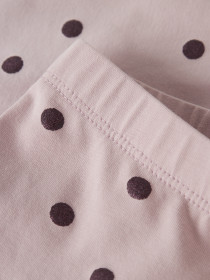 NAME IT Legging Glitter Vivian Burnished Lilac Peppercorn Dot